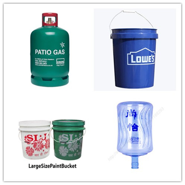 plastic bucket,gas cylinder printing sample