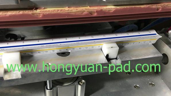 triangular scale ruler pad printing machine