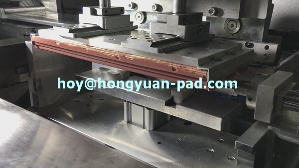 Plastic ruler pad printing machine