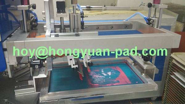 Rapid rotary screen printer