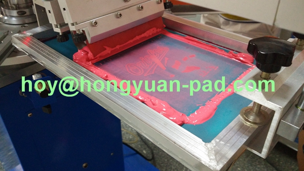 t shirt neck label screen printing machine