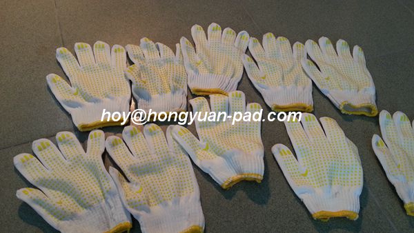 PVC dotting gloves printing machine