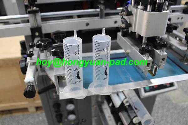 Syringe screen printing machine