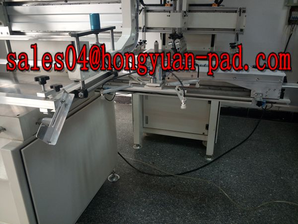 screen printing machine with automatic unloading