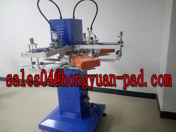 2 color carousel screen printing machine