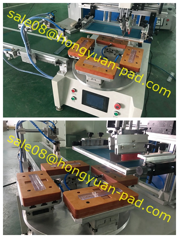 screen printing machine with vacuum table