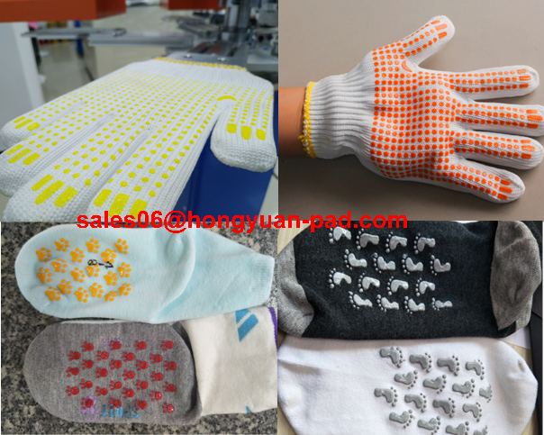 socks screen printing machine , gloves screen printing machine