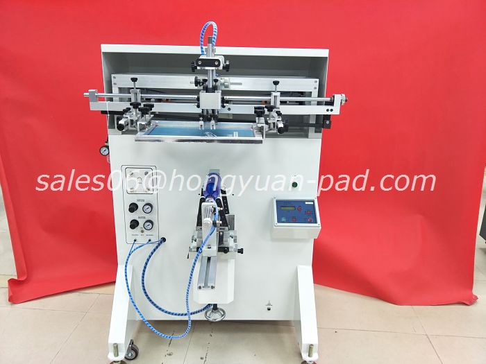 semi automatic cylinder screen printing machine