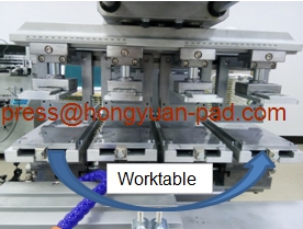 pad printing machine with shuttle workstable