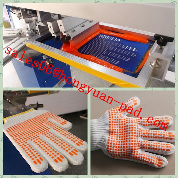 silicone gloves screen printing machine