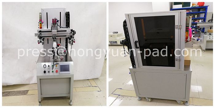 Semi Auto Cylindrical Plastic Bottle Screen Printing Machine