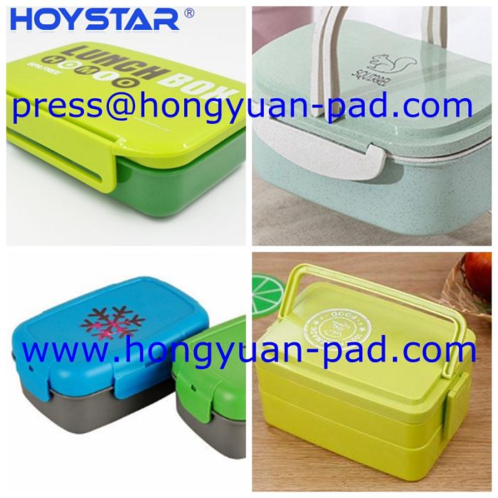 lunch boxes pad printing machine