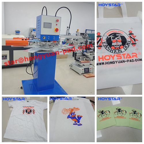 Rotary 2 Color T shirt Printing Machine