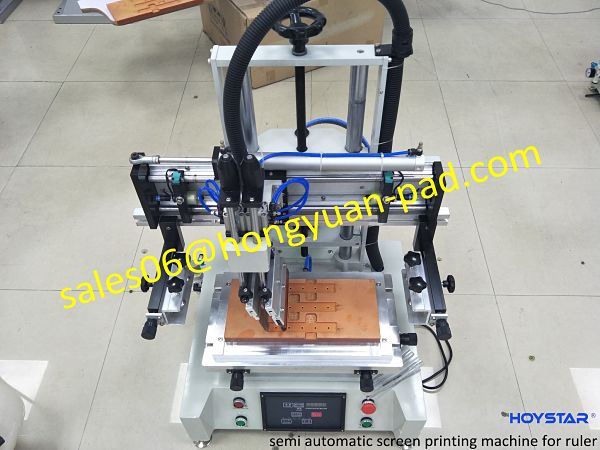semi automatic screen printing machine for ruler