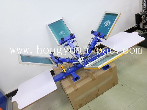 2 colour silk screen printing machine