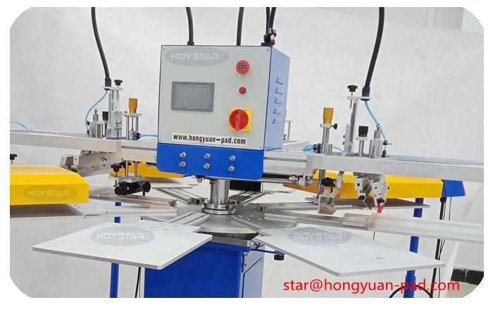 Automatic 3 Color Rotary Screen Printing Machine