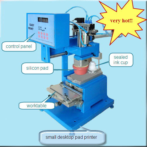 desktop pneumatic pad printing machine