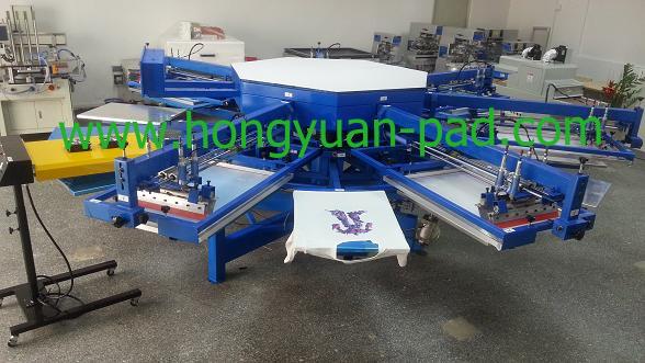 Automatic t shirt screen printing machine