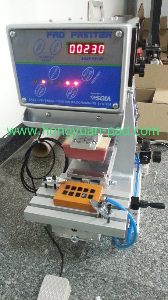 single color ink cup pad printing machine