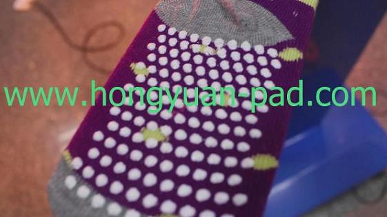 dot logo sock