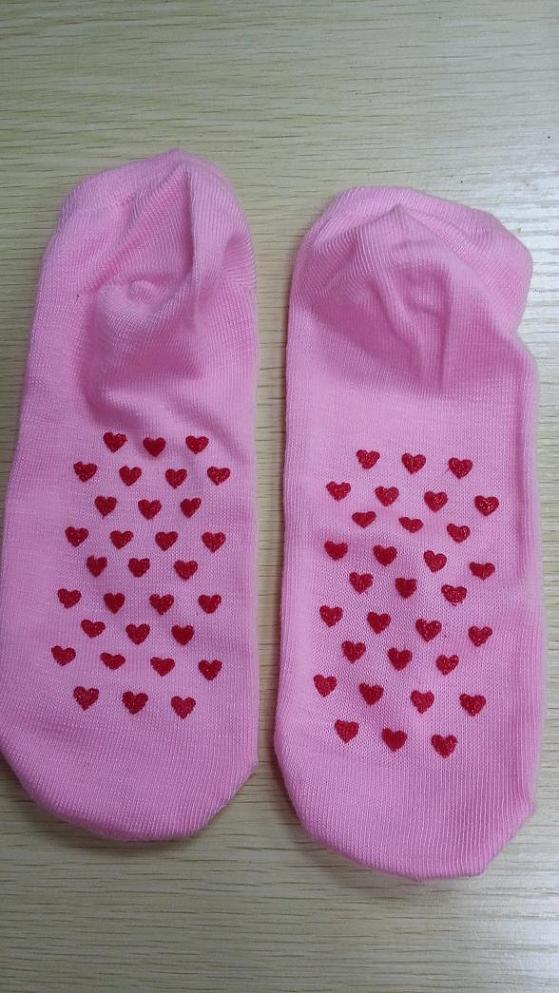 heart logo sock