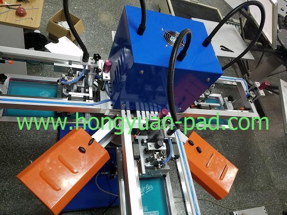 3 color screen printing machine