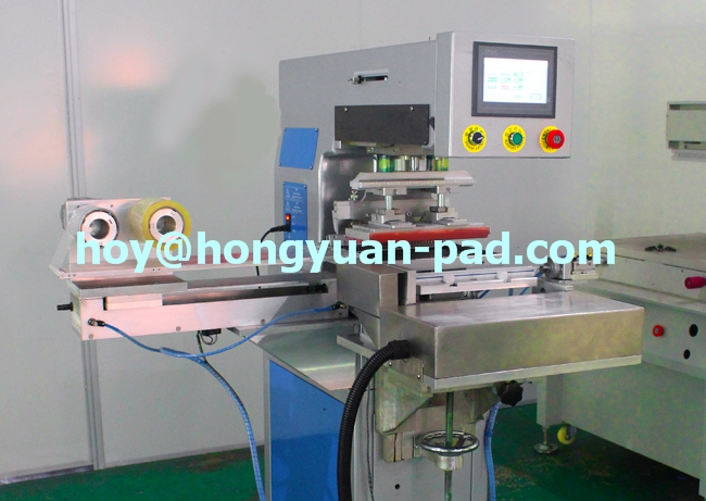  Triangular ruler pad printing machine