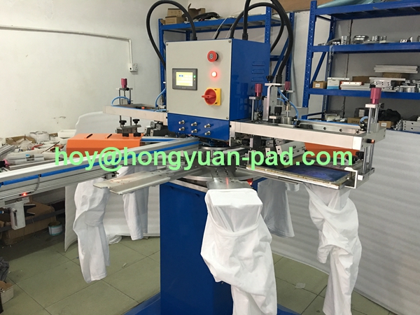 3 color screen printing machine