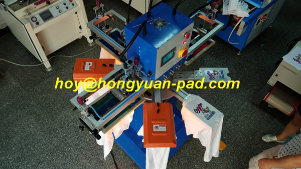 T shirt neck label printing machine