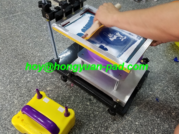 manual balloon screen printing machine