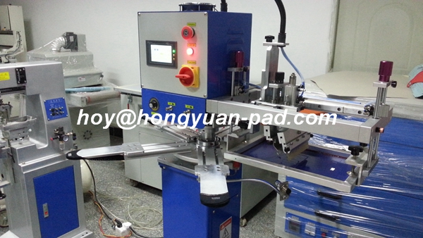 Non slip silicon socks heel printing machine