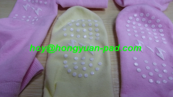 Lady socks non slip printer