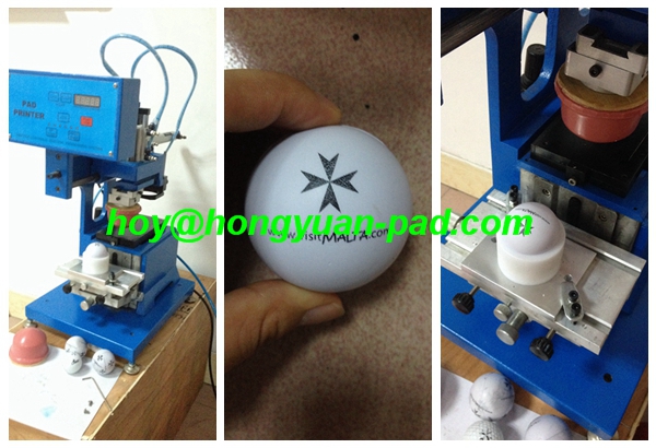 Stress ball pad printing machine