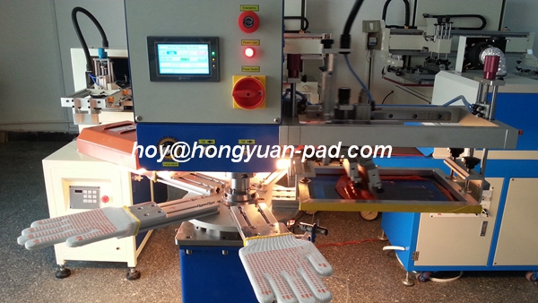 glove screen printing machine