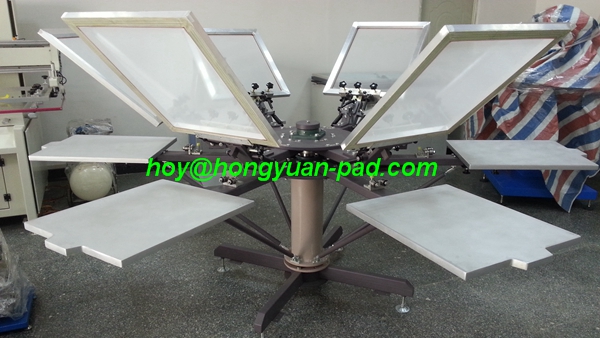 micro registration screen printing machine
