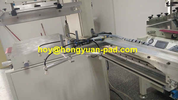 automatic unloading screen printing machine