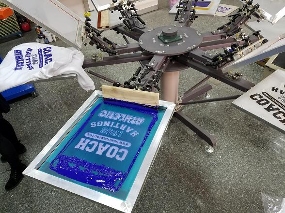 t-shirt screen printing machine