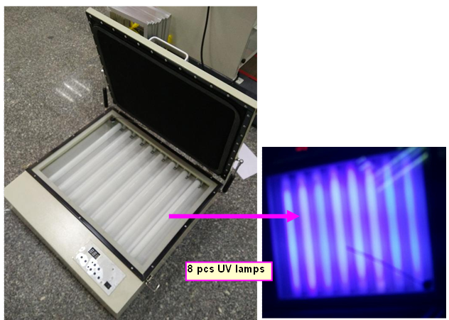 vacuum screen exposure machine