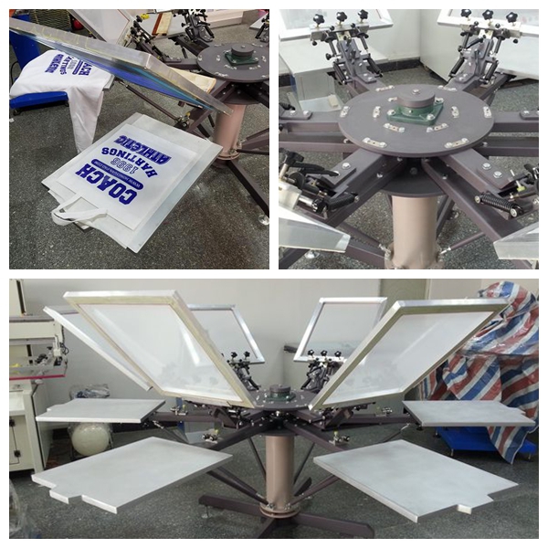rotary screen printer machine for t-shirt