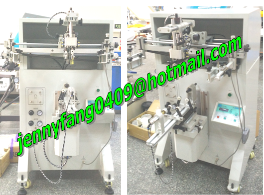 glass bottle screen printer, plastic bottle screen printing machine