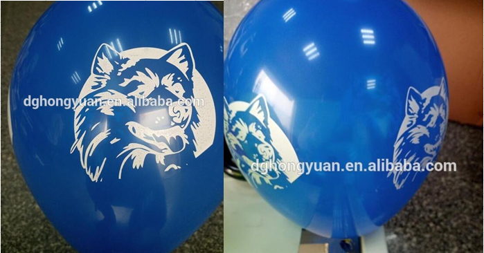 latex balloon single color screen printing machine