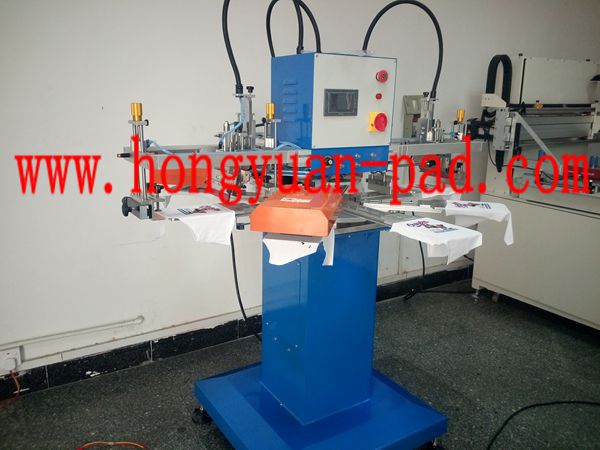 3 color rotary screen printing machine