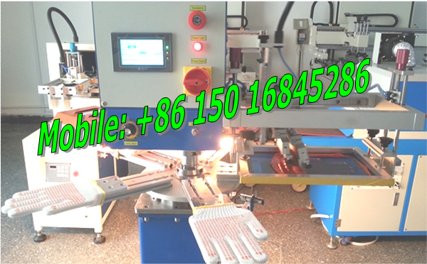 glove screen printing machine