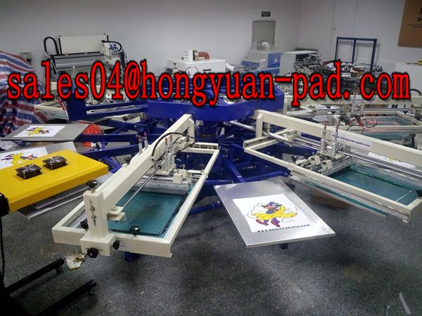 automatic t-shirt screen printing machine