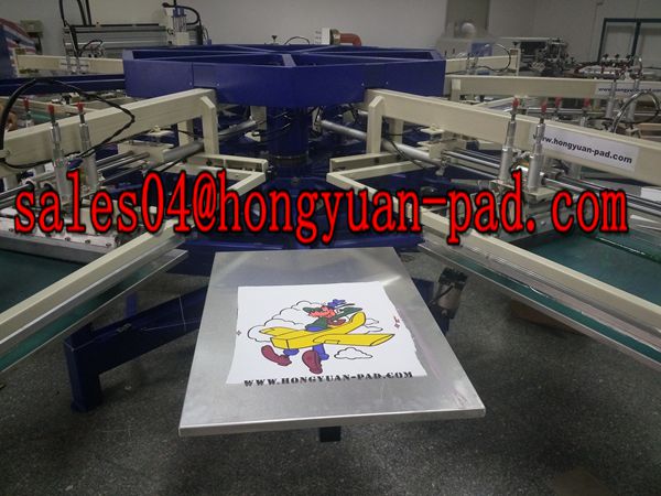 carousel screen printing machine