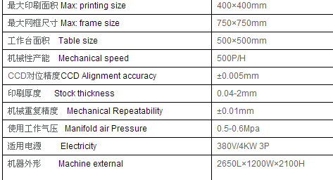 High Precision Screen Printing Machine