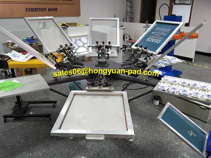 Manual opertaion DIY t shirt logo screen printing machine