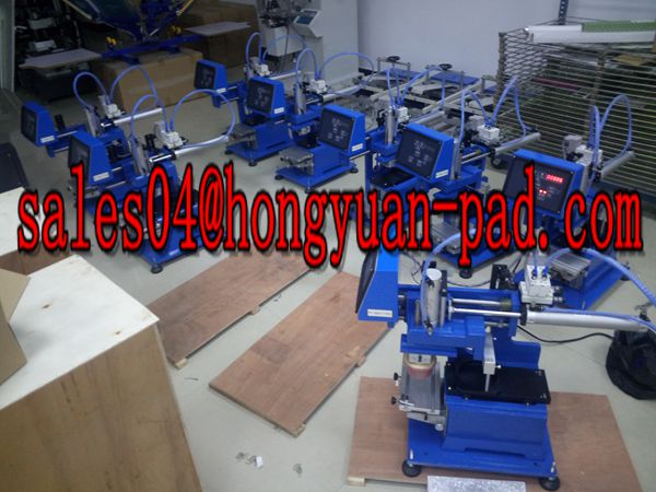closed ink cup pad printing machine