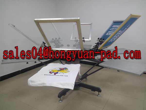 6 color rotary screen printing machine