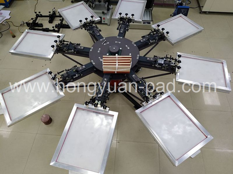 Rotary T shirt Screen Printing Machine